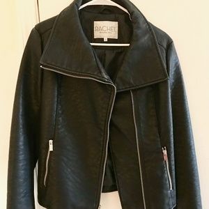 Black Faux Leather Jacket